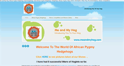 Desktop Screenshot of meandmyhog.com